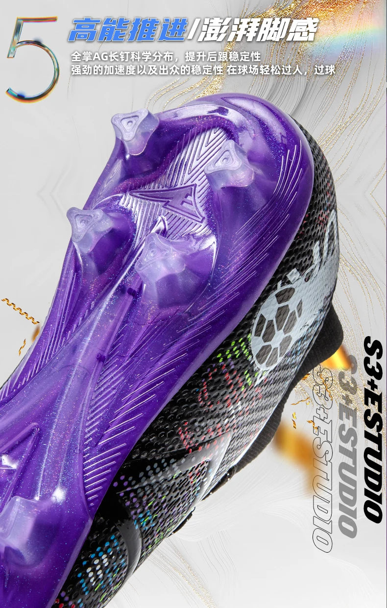 Professional Football Boots Men Soccer Shoes Society Football Cleats Ultralight Training Soccer Sneakers Men Outdoor Sports Shoe