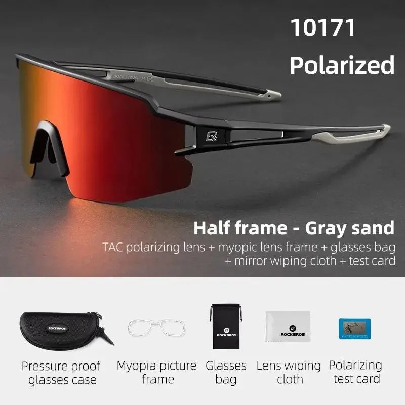 ROCKBROS Cyklistické brýle Fotochromatické brýle Cyklistické brýle Ochranné brýle Větruodolné Cyklistické Outdoorové sportovní sluneční brýle