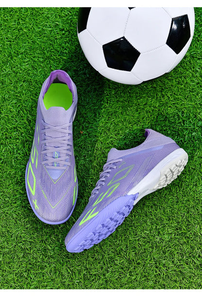 New Men Soccer Shoes Futsal Football Boots Sneakers Match Grass Cleats High-quality Non-Slip Indoor Hot-selling High-top Outdoor