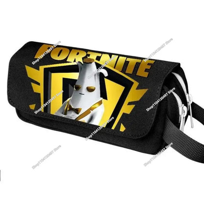 Fortnite Kinder-Stiftetasche Kawaii-Federmäppchen mit großem Fassungsvermögen, wasserdichte tragbare Cosplay-Stiftetasche, Büro-Schreibwaren, Geschenkspielzeug