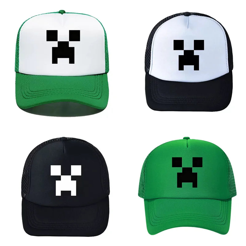 Casquette de baseball unisexe « Totem of Undying Hat » pour cosplay, style cyberpunk, motif pixel, accessoires de plein air