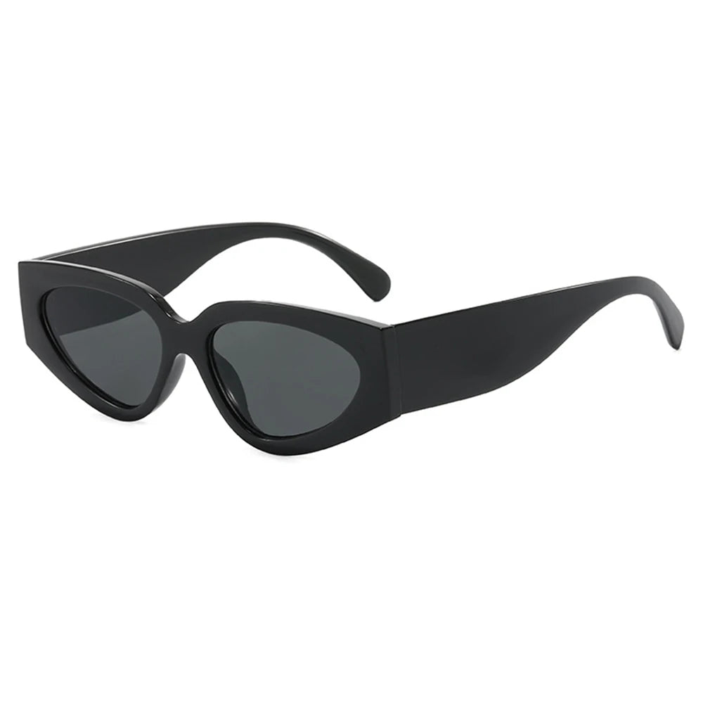 Sluneční brýle ve stylu steampunk Cat Eye pro ženy a muže, černobílé obroučky, módní sluneční brýle, módní retro vintage doplňky, sluneční brýle, brýle