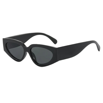 Sluneční brýle ve stylu steampunk Cat Eye pro ženy a muže, černobílé obroučky, módní sluneční brýle, módní retro vintage doplňky, sluneční brýle, brýle