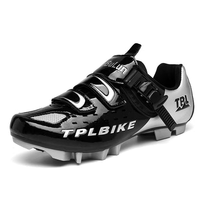 New Men’s and Women’s Bicycle Shoes Outdoor Cycling Shoes with Three Functional Soles Professional Training Shoes