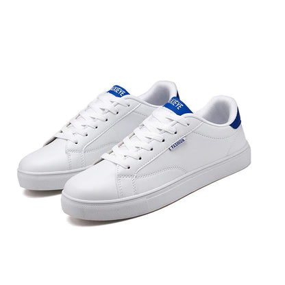 Zapatillas casuales de skate para hombre, blancas, para exteriores y ocio, transpirables, para caminar, planas, Chaussure Homme 39-48