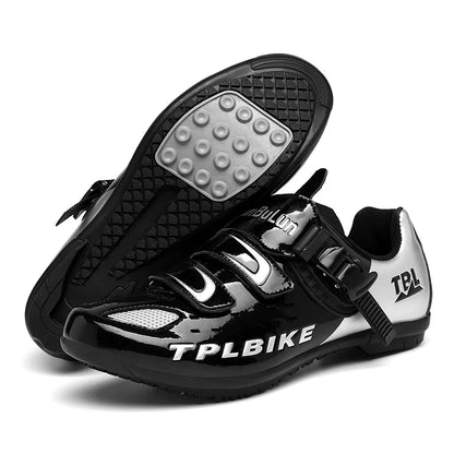 New Men’s and Women’s Bicycle Shoes Outdoor Cycling Shoes with Three Functional Soles Professional Training Shoes