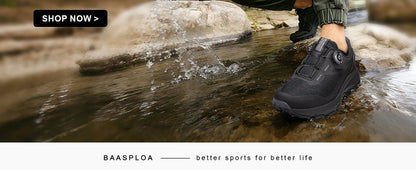 Sapatos de Caminhada Baasploa para Homem, Outdoor e Escalada, em Malha Respirável, para Viagem e Caminhada, Antiderrapantes, Resistentes ao Desgaste, Confortáveis, Tipo Sneaker