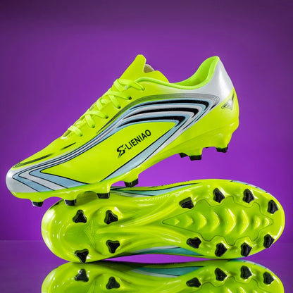 Nouvelles chaussures de football pour hommes, crampons de terrain antidérapants, chaussures de football pour l'entraînement, baskets de haute qualité, futsal, intérieur, vente chaude, extérieur