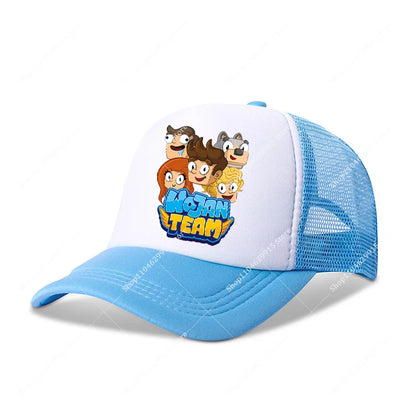 Wojans Team Baseball Cap Cartoon Anime Hot Game Printed Headwear Summer Adjustable Fashion Blue Sport Casual Hats Birthday Gift
