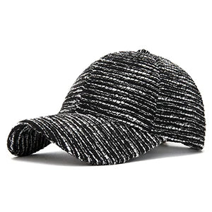 FS Fashion Casquette de baseball rayée noir et blanc pour homme, casquette décontractée coréenne pour femme, casquette d'été streetwear, casquette de camionneur, Gorra Hombre