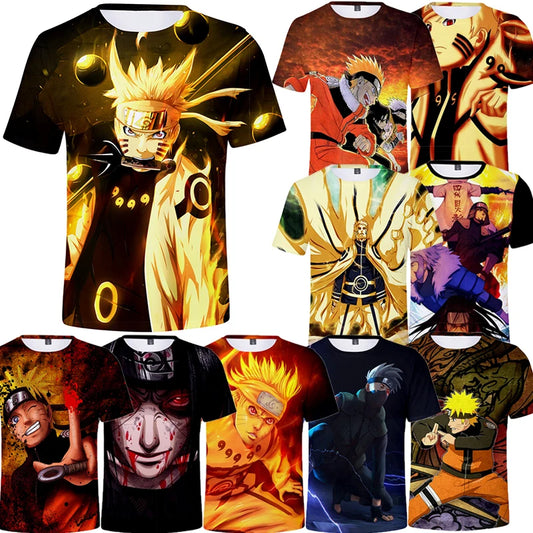 Summer Men Akatsuki T-Shirt 3D Printed The Hulk Tops Tees Male Casual Crew Neck Short Sleeve Clothing Fashion Streetwear