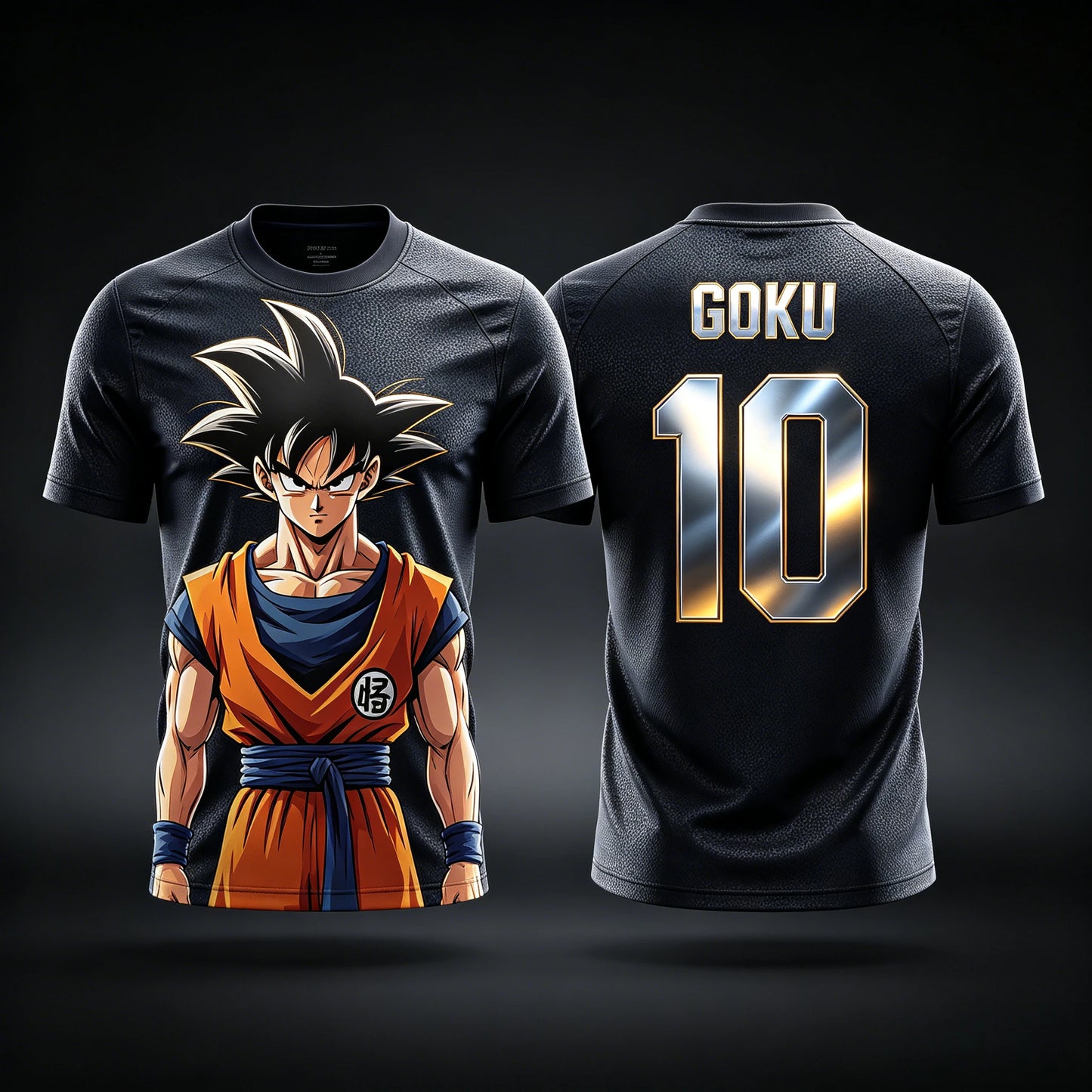 2026 Summer Nice Fabric Dragon Ball NO.10 Goku Licensed 3D Printed T-Shirt Breathable Quick Dry Adults S-6XL Children 90-160 Cm