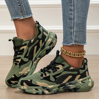 Camouflage-Schuhe für alle Jahreszeiten, neue atmungsaktive Mesh-Sportschuhe für Jugendliche und Studierende, Freizeitschuhe für Outdoor-Aktivitäten
