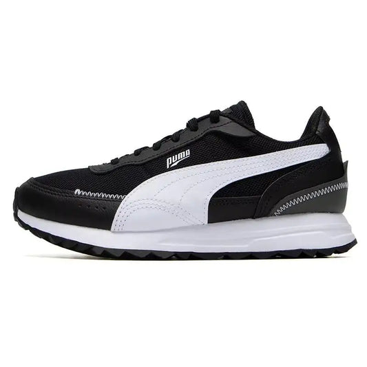 Nouvelles chaussures de course rétro Puma noir et blanc, baskets légères pour hommes et femmes, baskets de rue urbaines 397432-04, chaussures de marche décontractées