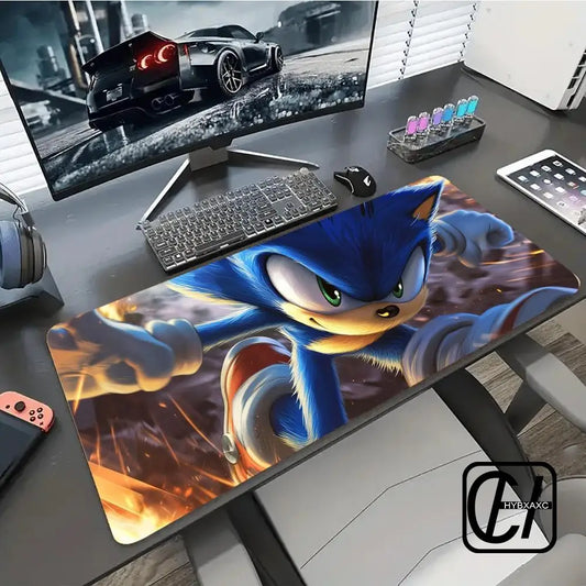Keyboard Pad Padding Mat Anime Sonic The Hedgehog Mouse Mat Desk Mat With Pad Gaming Accessories Prime Gaming XXL HYBXXC