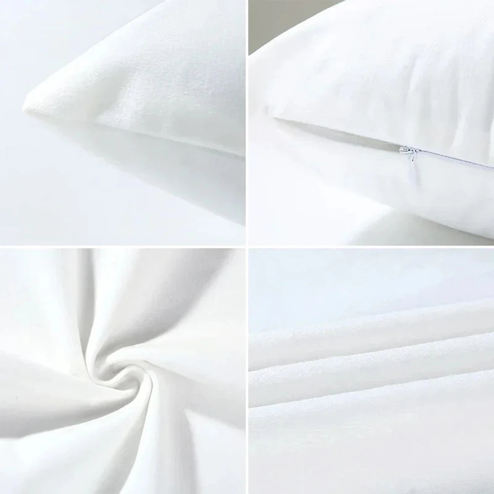 S-Sonic Anime Cool Cushion Cover Silky Short Plush Invisible Zipper Dustproof Sofa Pillow Case For Home Decor