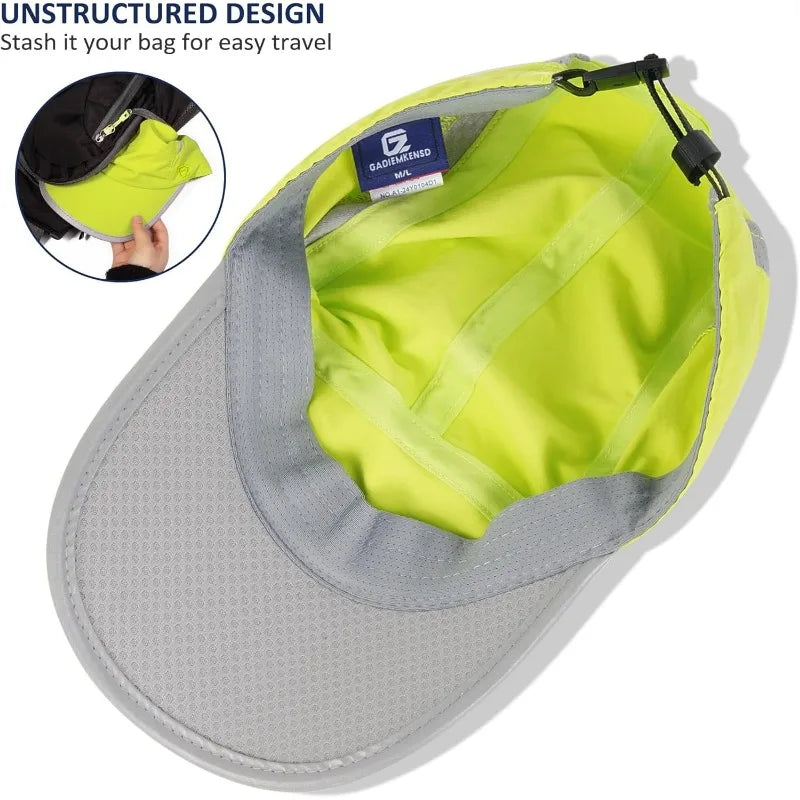 Unisex Quick Dry Running Baseball Cap Adorable Summer Sun Fishing Hat for Men Women Teens Embroidered Cool Outdoor Cap