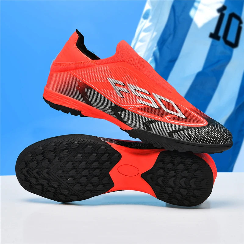 Nouvelles chaussures de football pour hommes, chaussures de football respirantes à haute cheville, ultralégères, antidérapantes, chaussures de sport de haute qualité, pour match en plein air