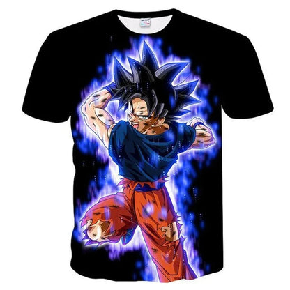 2026 Men's T-shirts Dragon Ball Z T-shirt Boys Clothes Children's Clothing Summer Short Sleeve Kids Cartoon Tee Tops Baby Boy