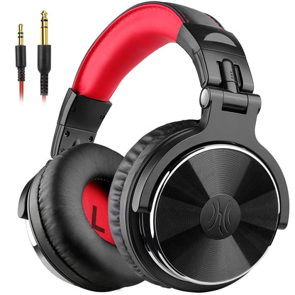 OneOdio Pro-10 Studio Monitoring Headphones – Wired HiFi Over-Ear Headset with 50mm Drivers, Deep Bass & Professional Audio