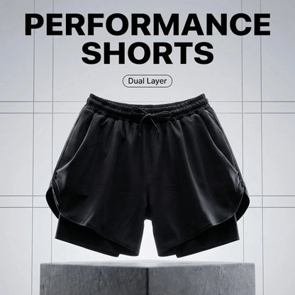 Men's Dragon Ball Anime 2-in-1 Running Shorts Majin Vegeta Print Quick Dry Athletic Workout Shorts 2026 New Unisex