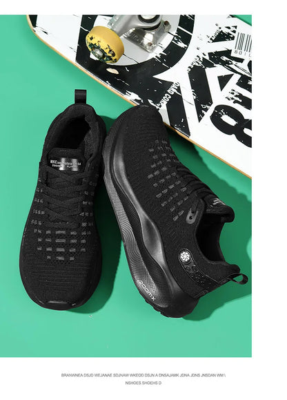 Nowe męskie buty do biegania, sportowe i casualowe, luksusowe obuwie w stylu fashion, lekkie i oddychające sneakersy do joggingu oraz komfortowego chodzenia
