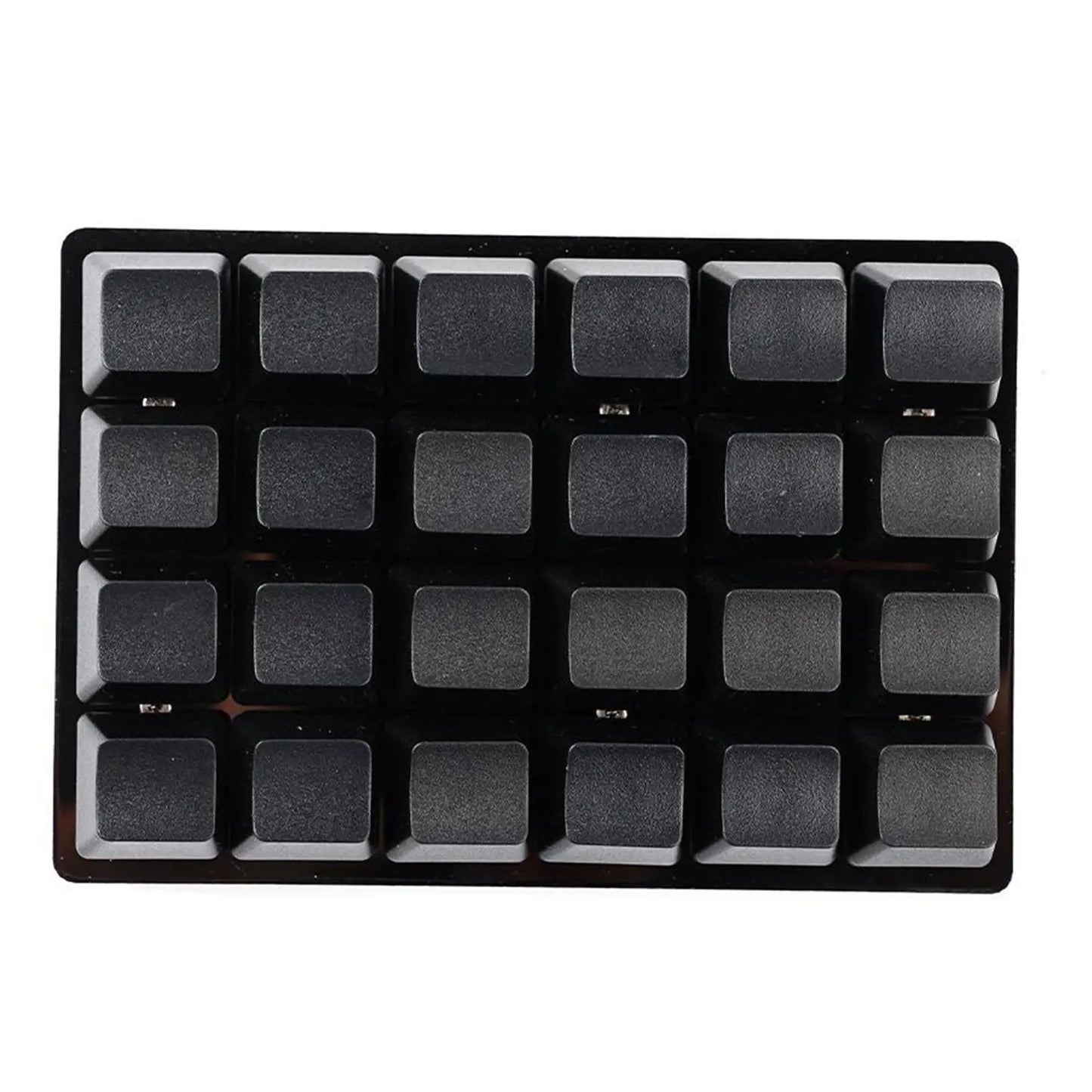 Mini-USB Custom Mechanische Tastatur mit 24 Tasten, Schwarz/Weiß, Gaming-Tastatur, Sayo-Gerät, programmierbares Shortcut-Keypad mit Makrotasten