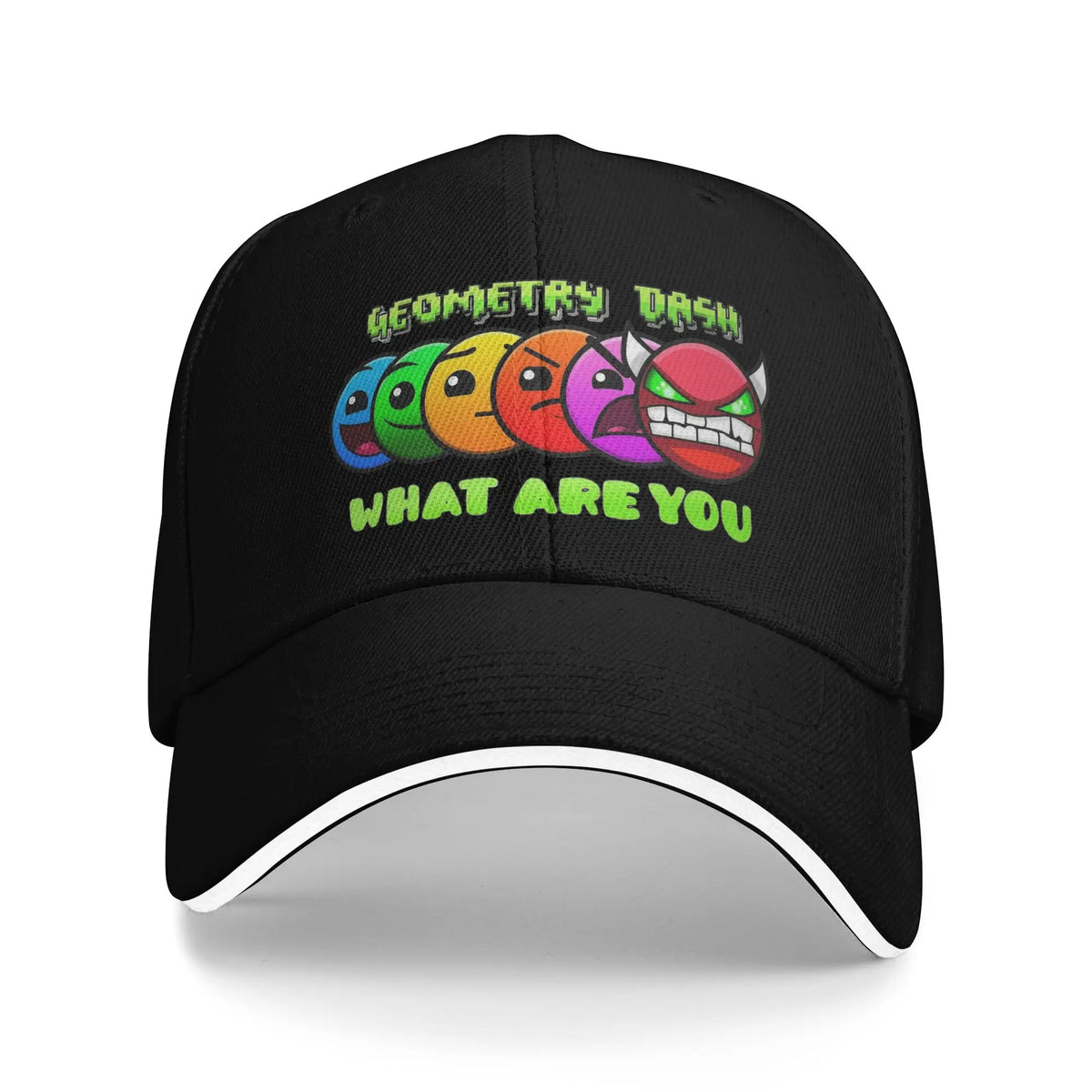 Casquette de baseball « Geometry Game Dash » décontractée, sans blocage, style « sandwich », pour hommes et femmes, respirante, adaptée aux activités sportives