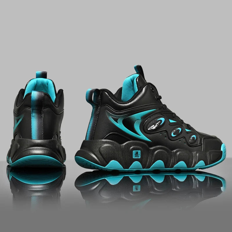 Chaussures de basket-ball pour hommes, respirantes, amortissantes, antidérapantes, résistantes à l'usure, chaussures de course, chaussures de sport pour l'entraînement en salle de sport, baskets athlétiques pour hommes