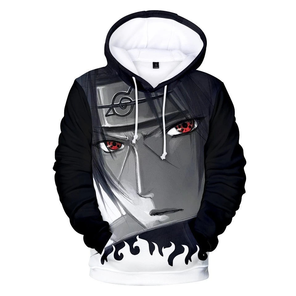 New Naruto Hoodies Character Suit 3D Digital Color Printed Hoodie Sports and Leisure Pullover Hooded Sweatshirt for Men Women