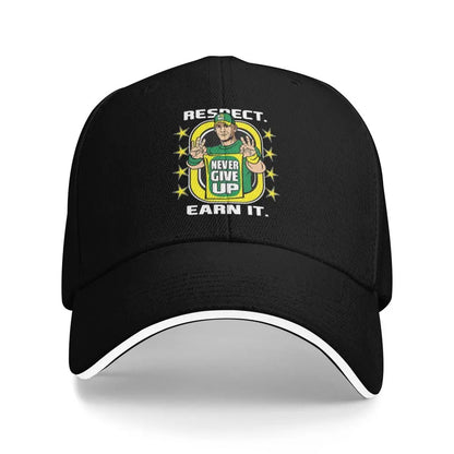 Yellow Wrestling Cena John White Custom Baseball Caps For Mens Unisex Male Beach Sunscreen Hat Snapback Cap