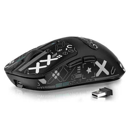 ATTACK SHARK X3 leichte kabellose Gaming-Maus, 49g Tri-Mode, PAW3395 26K DPI Sensor, 200h Akkulaufzeit, 5 programmierbare Tasten