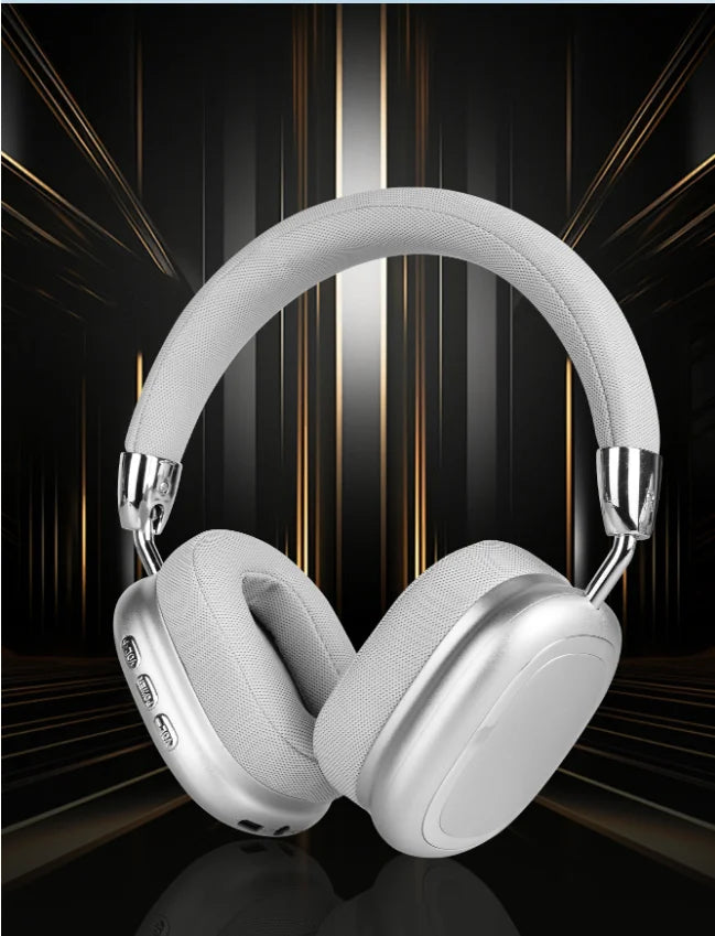 Casque sans fil circumaural, puce Jerry 5.3, longue autonomie, casque sans fil pour bureau et musique, casque de jeu sans fil