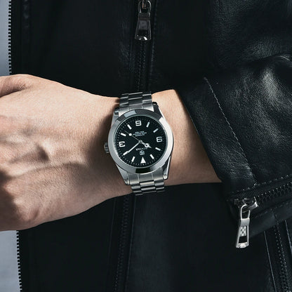 BENYAR 2025 Neue automatische mechanische Herrenuhr, Business-Sport-Luxus-Herrenuhr, 50M wasserdichte Uhr, Relogios Masculino
