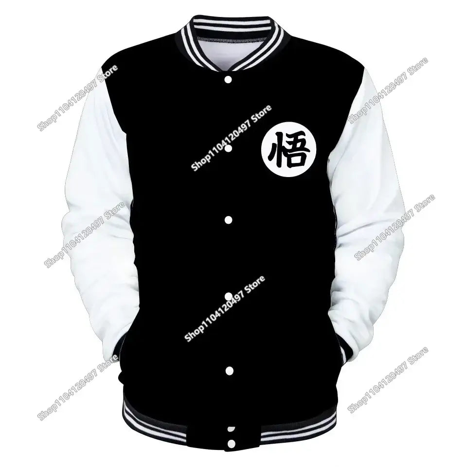 Dragon Ball Goku Kid Men Zipper Hoodie Cartoon Japan Style Anime Women Sweatshirt 2025 New Fashion Children Jackets Coat, produit gaming premium Fraquane, équipement gamer