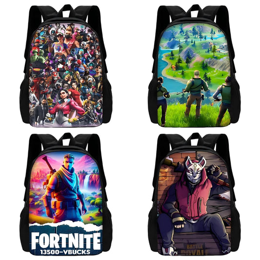 Hot Game FortniteS Kids Backpacks Boys and Girls Student Birthday Gift Child School Bags Unisex Camping Durable Rucksack