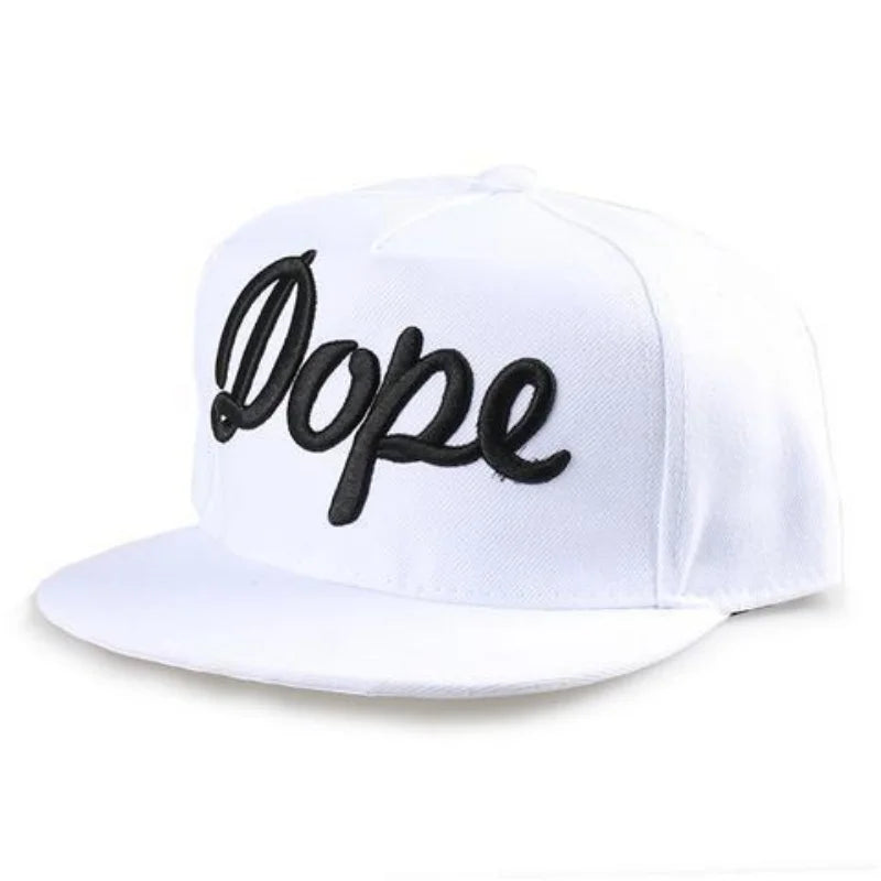 Men's Letter Embroidery Tide All-match Flat Brim Baseball Cap Ladies Summer Hip-hop Hat Outdoor Shade Adjustable Peaked Cap