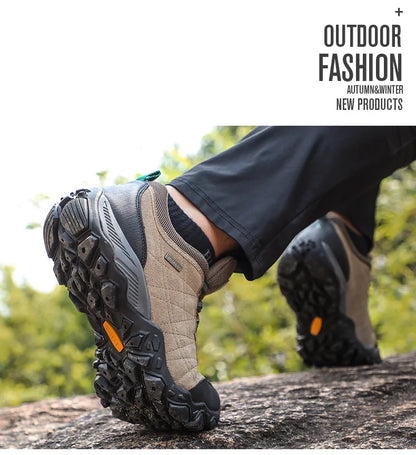HUMTTO Wanderschuhe für Herren, luxuriöse Designer-Winter-Kletter- und Trekking-Sneaker aus Leder, Outdoor-Sport- und Arbeitsschuhe für Herren 110282A