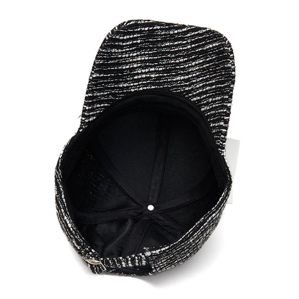 FS Fashion Casquette de baseball rayée noir et blanc pour homme, casquette décontractée coréenne pour femme, casquette d'été streetwear, casquette de camionneur, Gorra Hombre