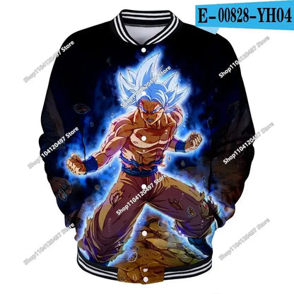 Dragon Ball Goku Kid Men Zipper Hoodie Cartoon Japan Style Anime Women Sweatshirt 2025 New Fashion Children Jackets Coat, produit gaming premium Fraquane