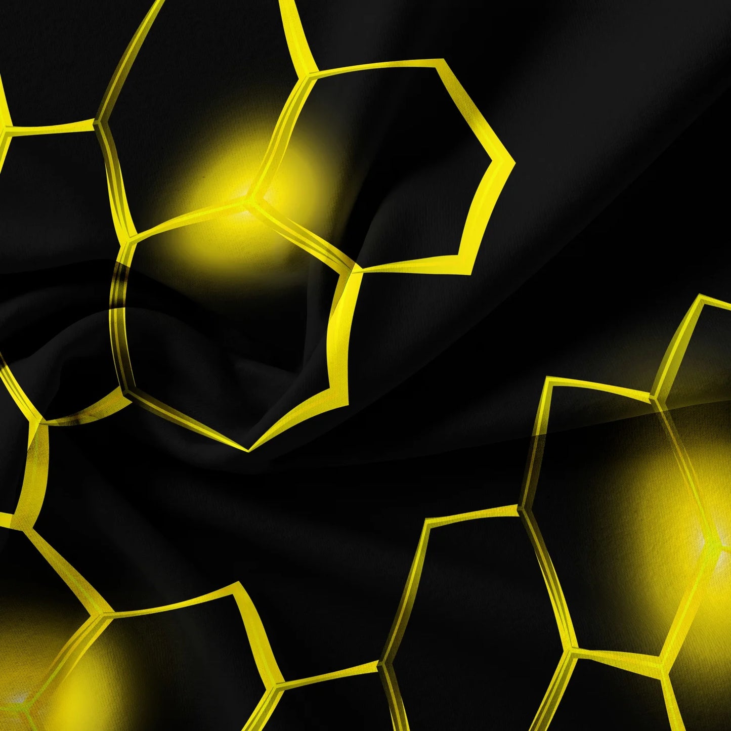 Conjunto de Capa de Edredão 3D Geométrica com Padrão Hexagonal em Favo de Mel, 3 Peças, Roupa de Cama em Poliéster Colorido com Impressão Digital e Fecho de Correr
