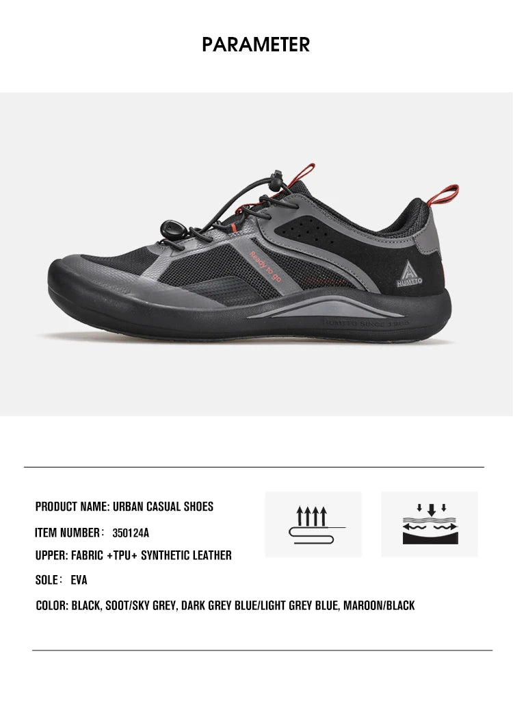 HUMTTO Breathable Walking Shoes for Men Luxury Casual Men's Sneakers Designer Sports Jogging Running Trainers Summer Man Sneaker