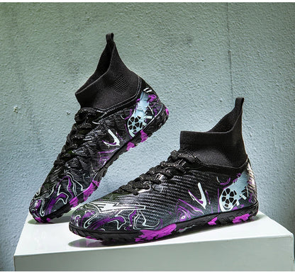 Neue professionelle Fußballschuhe für Herren, rutschfeste Fußballstiefel, Unisex, atmungsaktiv, für Futsal und Sport, neue Stollenschuhe, Dropshipping, ultraleicht