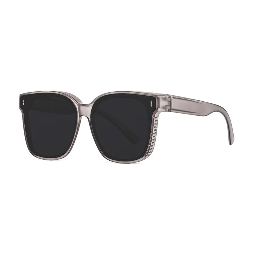 New Fashion Polarized Sunglasses Cover Over Myopia Prescription Glasses Portable Men Women Vintage Fishing Driving Eyewear