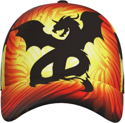 Czapka z daszkiem Dragon Snapback – męskie czapki baseballowe, męskie czapki przeciwsłoneczne, regulowana czapka typu „trucker” dla kobiet i mężczyzn