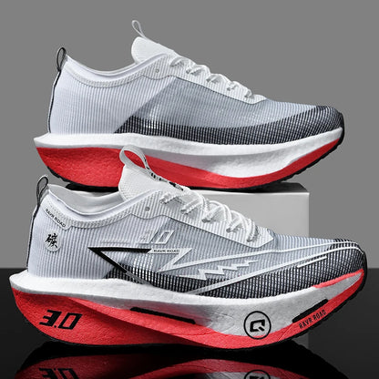 Sapatilhas de Homem em Mesh Confortáveis 2025, Ténis de Corrida com Placa de Carbono 3.0, Amortecimento, Desporto, Treino, Jogging e Corrida Especializada