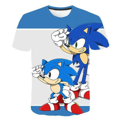 spuer speed Game 3D Character T-shirt for Boys Girls Short Sleeve Summer men women clothes Casual Tee tops