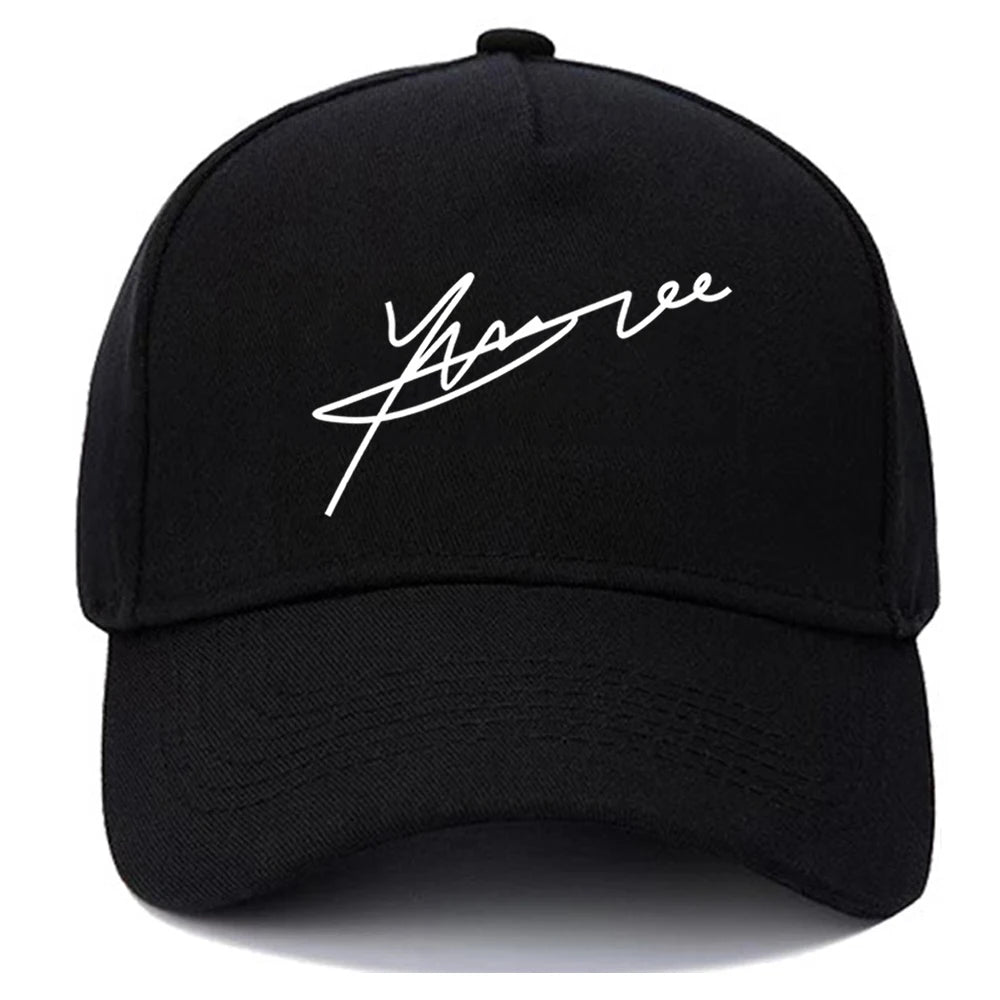 Kpop ATEEZ Member Signature Baseball Cap Adjustable Size Graphic Print Men's or Women's Casual Sun Hat for Aniteez