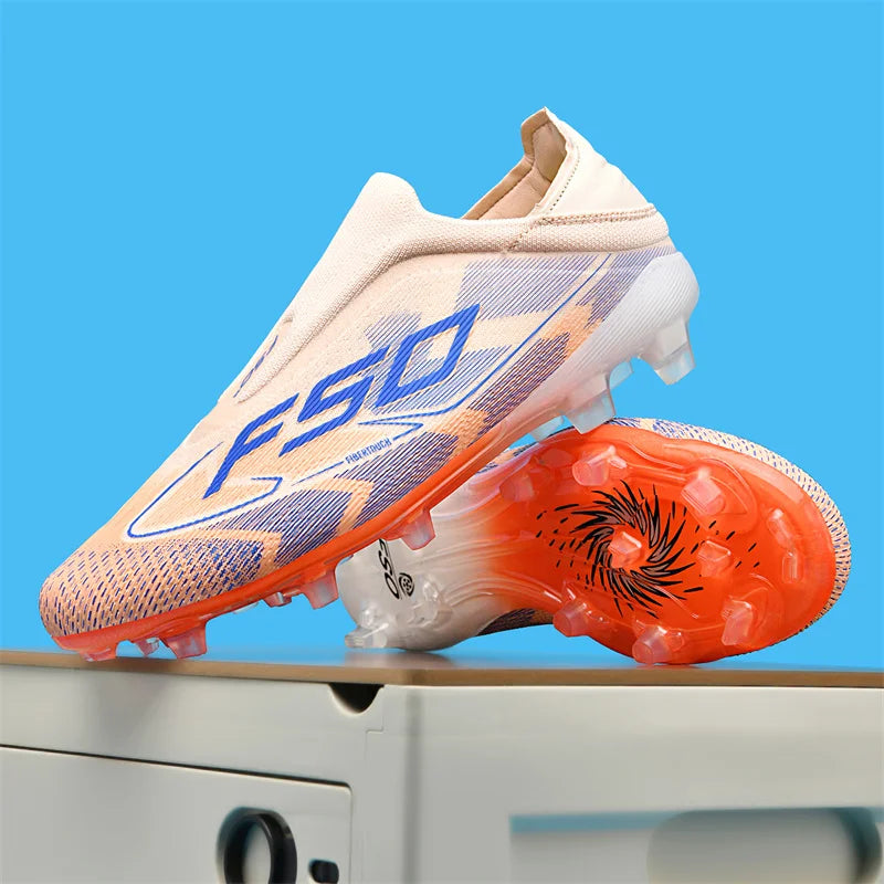 Chaussures de Football pour hommes, bottes de Football ultralégères pour adultes, crampons d'intérieur, antidérapants, Fg sur gazon, confortables, nouvelle collection