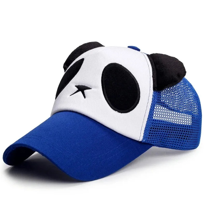 Casquettes de baseball d'été mignonnes avec panda pour hommes et femmes, casquettes hip-hop en coton à fermeture snapback, protection solaire, garçons et filles, casquettes d'extérieur, dropshipping